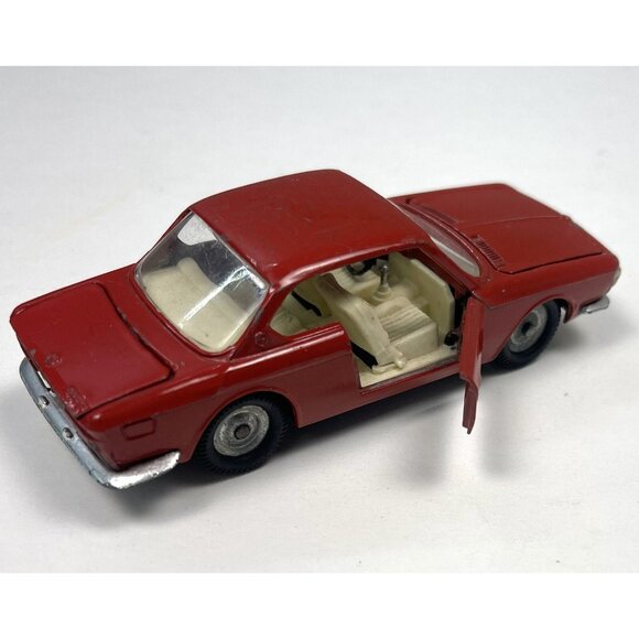 MEBETOYS 4" Red BMW-2000 Coupe Sport 1:43 Diecast Car A-17 Made in Italy *Flaws* - Picture 7 of 10
